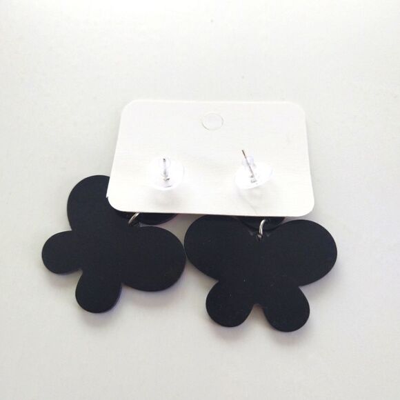 Geo Butterfly Earrings - Picture 3 of 3